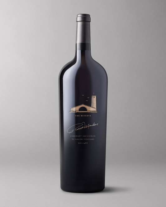 1.5L bottle Robert Mondavi Reserve To Kalon Vineyard Cabernet Sauvignon on a light grey background