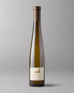 A bottle of 2020 Moscato d'Oro Napa Valley 375mL on a grey background.