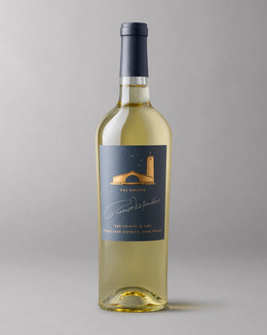 A bottle of 2023 The Estates Sauvignon Blanc Stags Leap District on a white background.