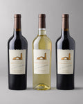 3 bottles of wine from our  Napa Valley collection against a grey background