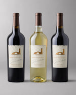 3 bottles of wine from our  Napa Valley collection against a grey background
