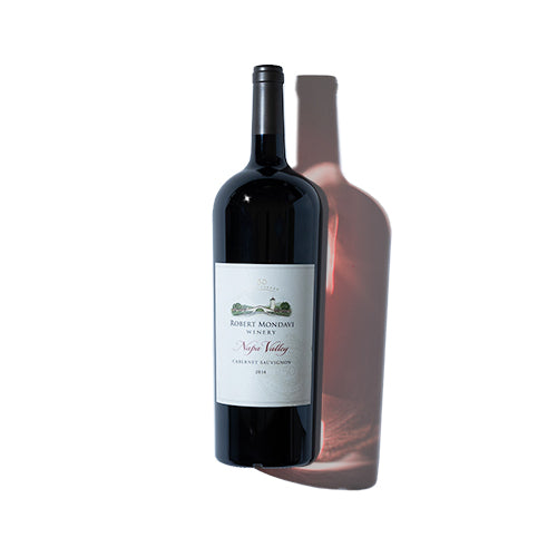 A bottle of 2014 Cabernet Sauvignon Napa Valley 1.5L on a white background.