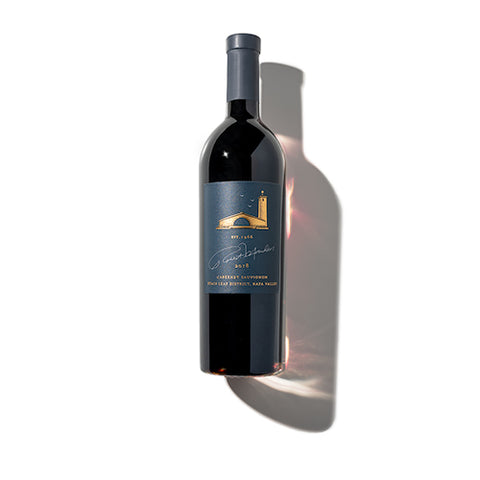 Wine bottle of 2018 The Estate Cabernet Sauvignon Stag Leap District.