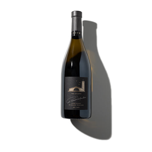 Wine bottle of 2019 To Kalon Reserve Fume Blanc.